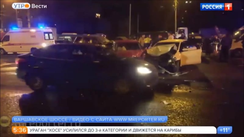 Два человека пострадали в массовом дтп на варшавском шоссе в москве