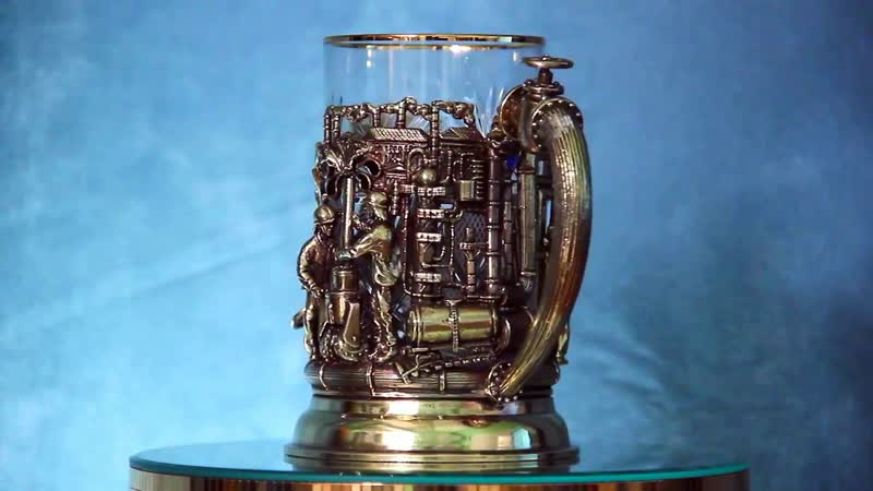 Подстаканник (бронза) нефть и газ)