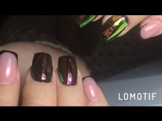 Black french и битое стекло🌟🌟🌟