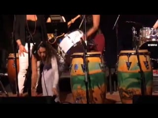 Aline morales & jabu morales live at lula louge! women in percussion festival!