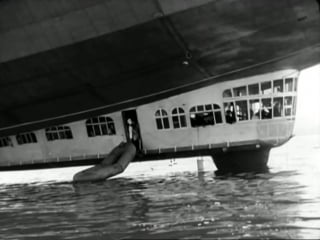 Graf zeppelin in peril in 1929