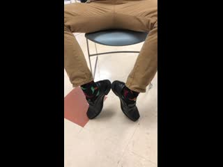 My coworkers flexible ankles