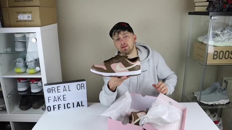 Real or fake nike dunk sb low stussy cherry