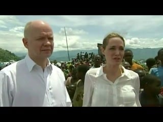 Angelina jolie visits drc to raise awareness of porn in warzones