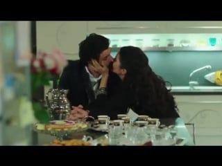 Engin akyürek tuba büyüküstün ömer elif kissing is “ayip” for the perfect couple