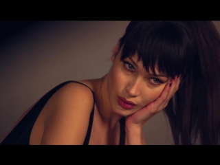 Bella hadid kit butler for giuseppe zanotti behind the scenes