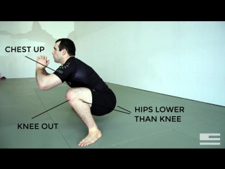 Top exercise for better passing bjj cossack squat