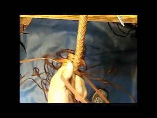 (bullwhip) how to drop a strand going from a 10 strand to a 9 strand bullwhip