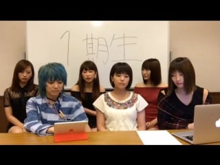 160812 showroom nmb48 shin jidai no irodori kata (yoshida akari, kishino rika, yamaguchi yuki, kawakami reina, kinoshita momoka,