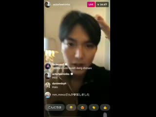 20190620 @actorleeminho ig live story updated leeminho 이민호 leeminho alwayswithleeminho 李敏镐 (1) mp4