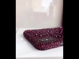 Luxurious iphonexs full purple crystal iphonexs iphonex iphonexsmax ( 763 x 612 ) mp4