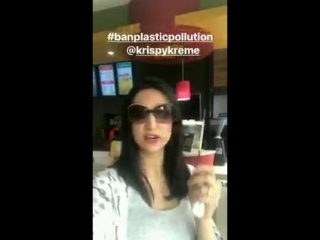 Say no to plastic, use biodegradable products make wiser choices for our environment via sanayas insta story sanayairani say