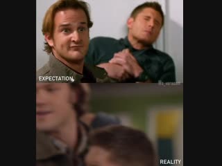 #j2 #thewinchesters #expectation vs #reality #season5 #spn