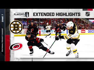 Boston bruins vs carolina hurricanes r1, gm7 may 14, 2022 highlights