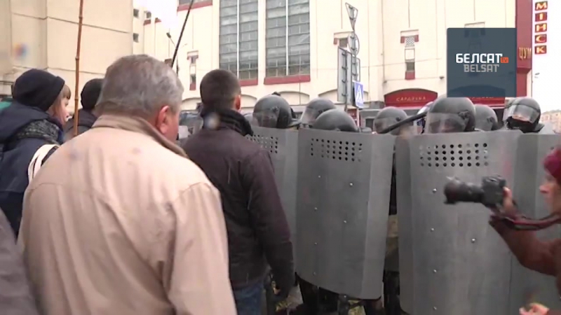 Сілавікі супраць беларусаў 25 сакавіка менск