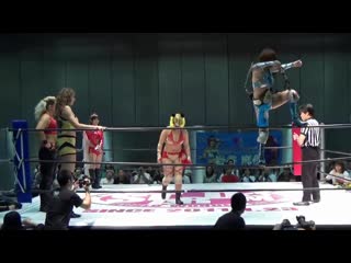 Alpha female & queen maya vs io shirai & mayu iwatani