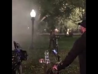 When there’s just a little bit too much fog happening i think harry embodies a lot of us by going to play in it via @nappytho