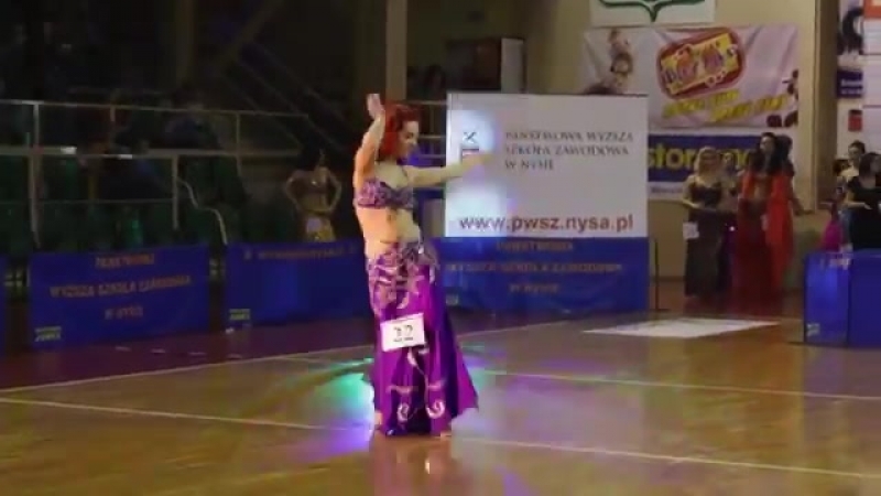 Weronika sahar litwin km polski ido w belly dance 2013, 1 4 final