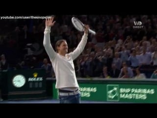 Ibrahimovic plays tennis with djokovic !