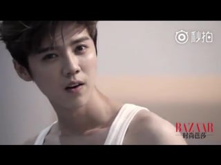 160714 harpers bazaar 《时尚芭莎》 photoshoot behind the scenes luhan