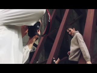 Backstage с фэшн съёмки