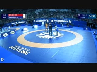 1 ⁄4 fs 61 kg s gongane (ind) v g rashidov (rus)