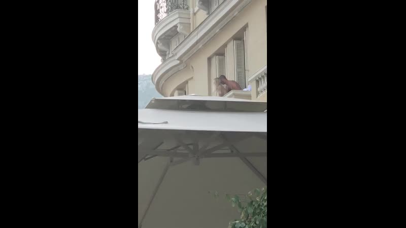 Экстримальный секс на балконе )