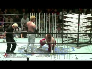 Masashi takeda (c) & takumi tsukamoto (c) vs isami kodaka & yuko miyamoto [bjw tag team titles light tubes porn match]