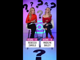 Madilyn bailey&rebecca zamolo (bff challenge) famous birthdays