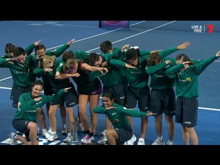 Go vika! some fun with the ball porn after a well deserved win! #brisbanetennis