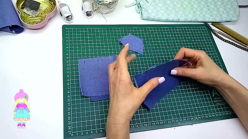 Как сшить джинсовый сарафан для куклы