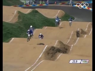 Anne caroline chausson win womens bmx gold beijing 2008 olympics