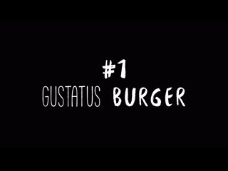 Homemade burgers with gustatus