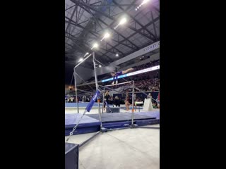 Anna kalmykova from russia, uneven bars #wogaclassic