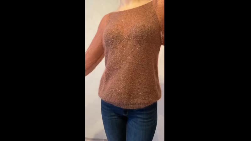 Свитер "паутинка"