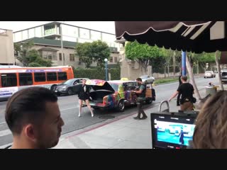 Julian lara behind the scenes of the interpol music video “if you really love nothing”, with krist