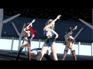 [mmd](azurlane) breakthrough twice (atago x sirius x honolulu)