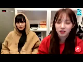 Minnie n yuqi on vlive