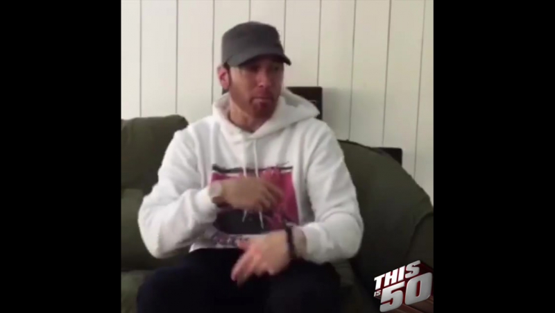 Бородатый эминем поздравляет 50 cent с днём рождения, читая его же куплет (vhs video)