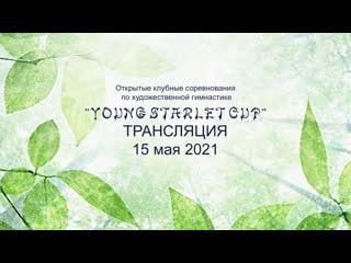 Открытые клубные соревнования по художественной гимнастике "young starlet cup"