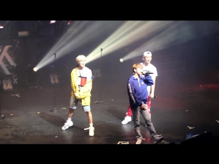 [170809] monsta x fancam (i m & minhyuk & shownu) '24k magic' @ 'the 1st world tour' beautiful in paris