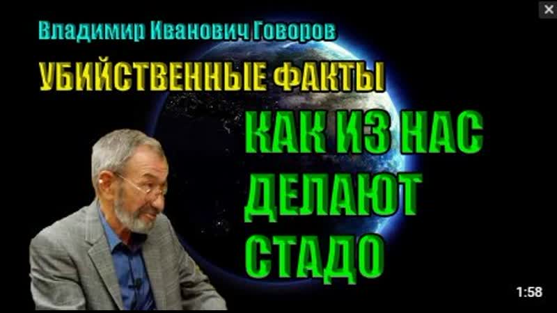 Владимир говоров жуть! как из нас делают стадо