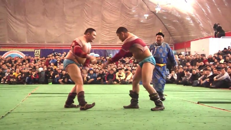 Хурэш (тувинская борьба) чемпионат тувы 2014