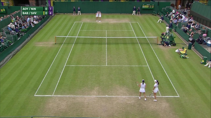 Timea babos yaroslava shvedova vs shuko aoyama makoto ninomiya (2016 wimbledon 2nd round)