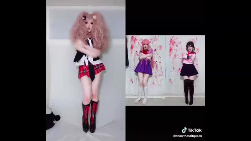 Tiktok cosplay anime yuno gasai enoshima junko