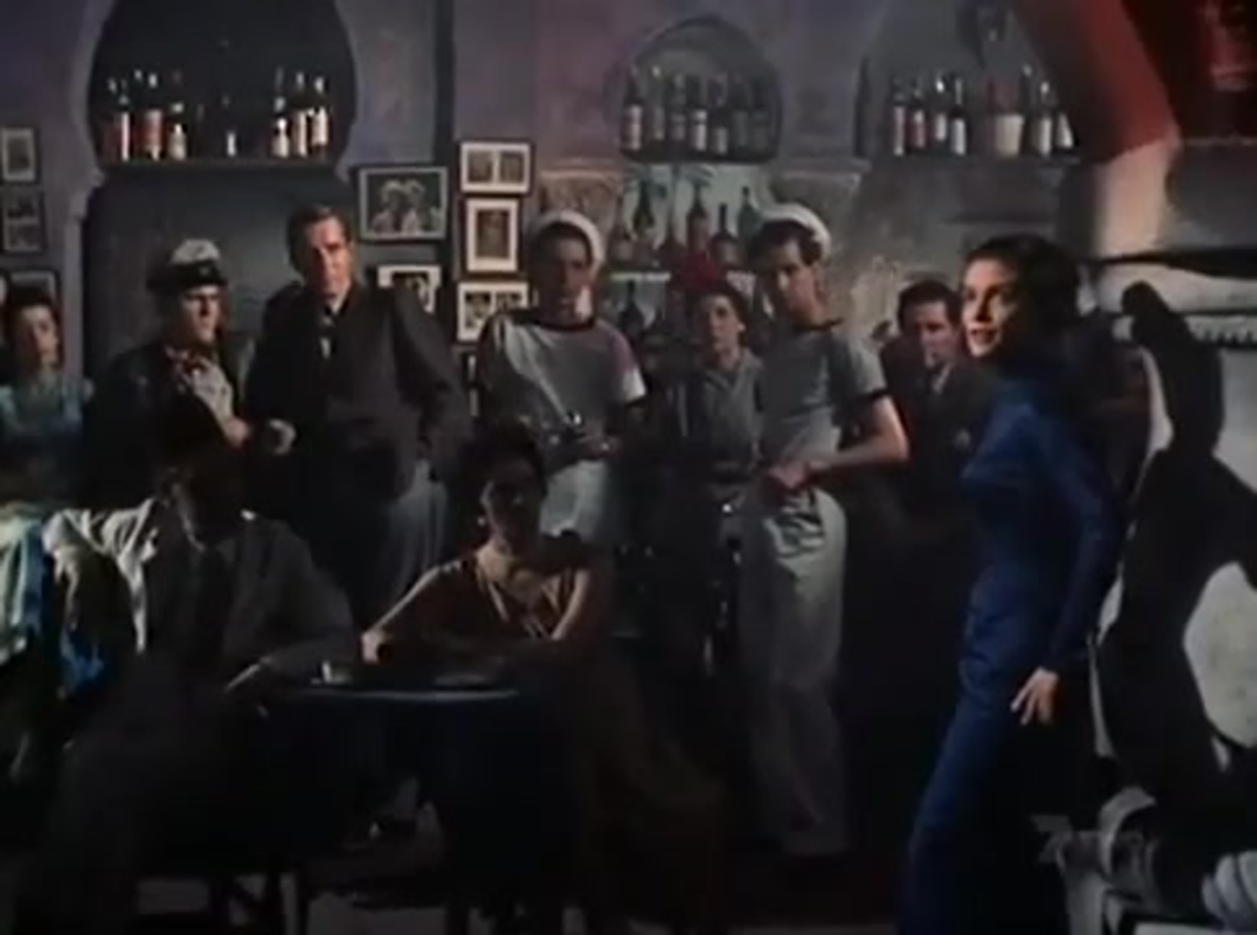 A clandestine meeting in the shadows