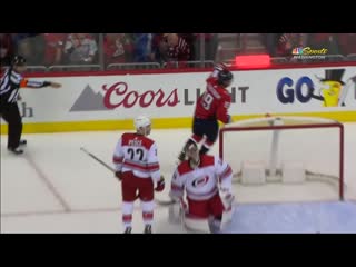 Nicklas backstrom beats petr mrazek twice in first period of game 1