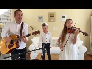 Dance monkey karolina protsenko with dad and little brother