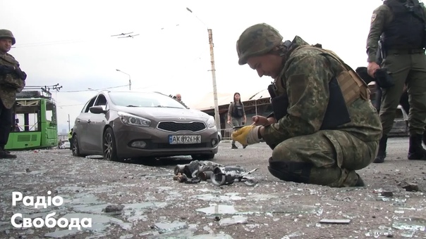 «ураганом» по харькову удар по торговой площадке и тц