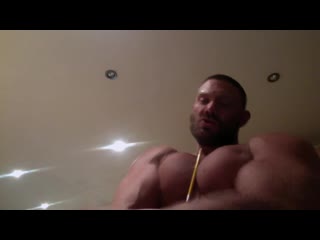 Hugeandhung muscle worship domination strip and flex